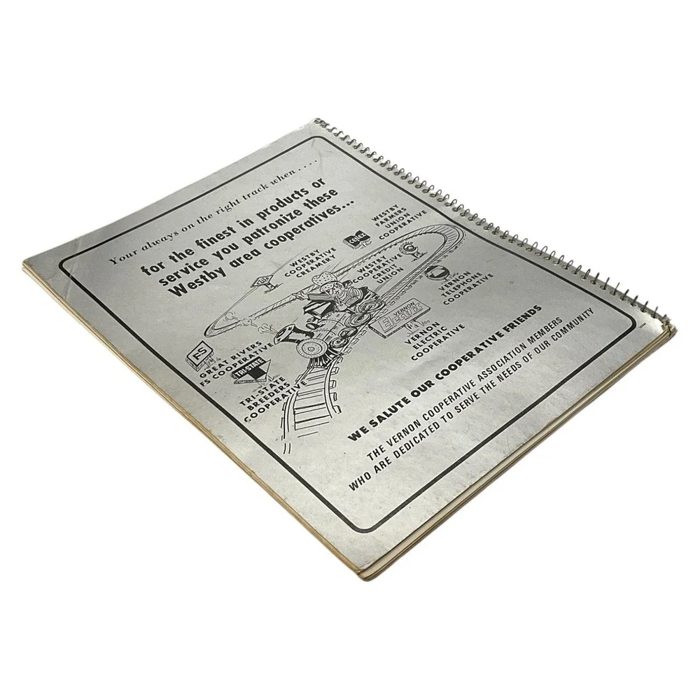 1981 Land Atlas and‎ Plat Book Vernon County Wisconsin 4H Leaders Federation